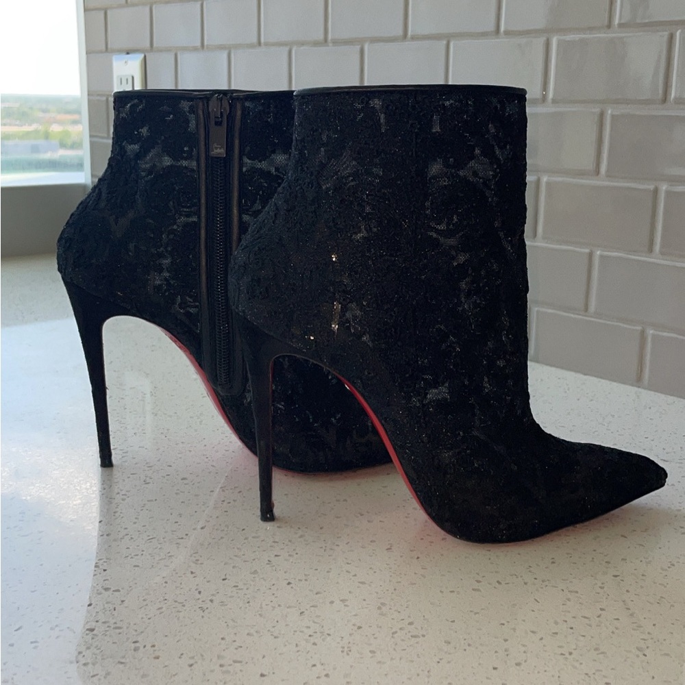 Christian Louboutin Lace Boots